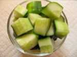 cubed and seeded cucumber (leave seeds if not mature) 028