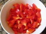diced red bell pepper 087